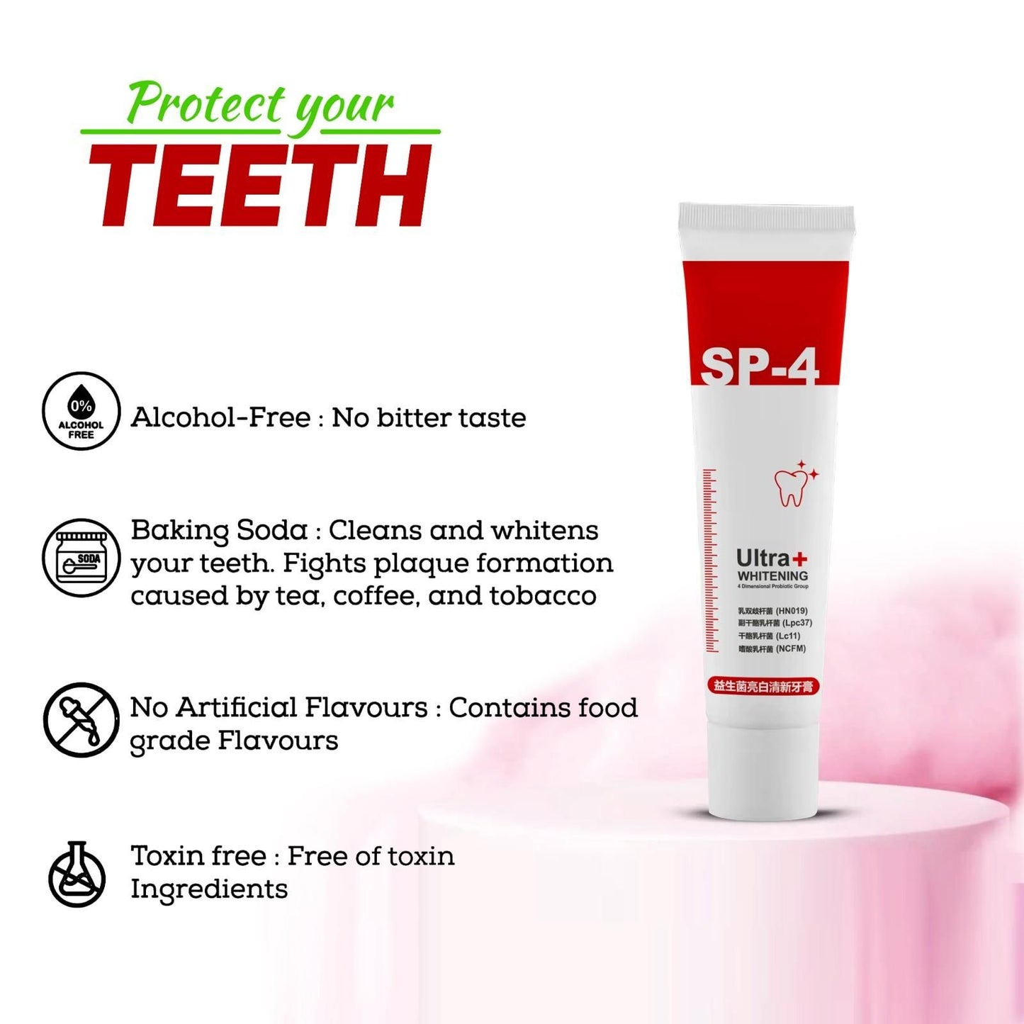 Probiotic Bright Smile Toothpaste