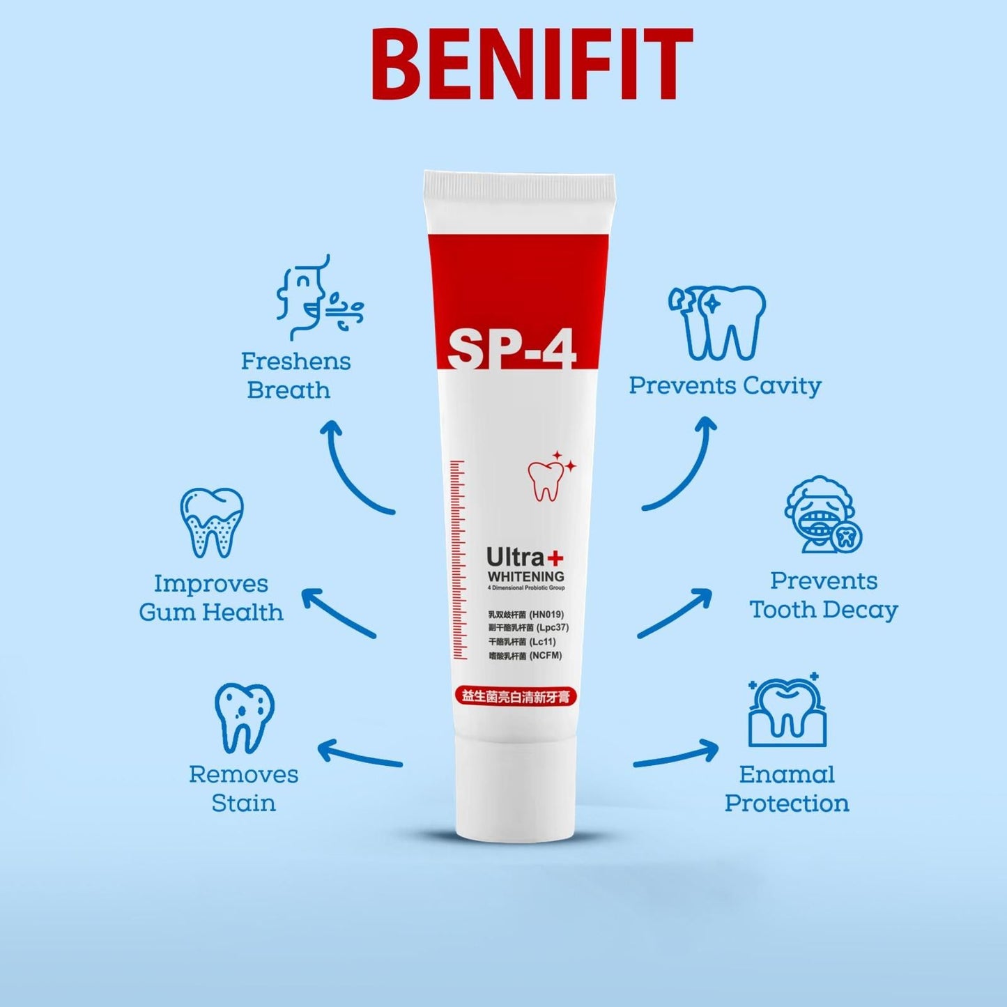 Probiotic Bright Smile Toothpaste