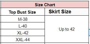 Elegant Rayon Top & Skirt Set